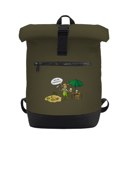 Jdu na zahrádku batoh Military Green