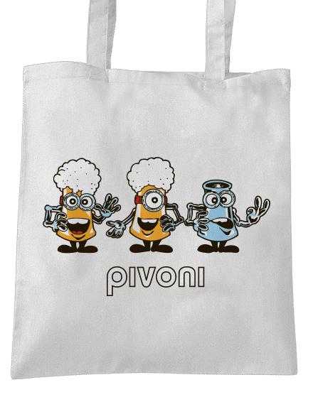 Pivoni taška White