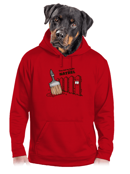 Tos mi to natřel pánská mikina klokanka Red