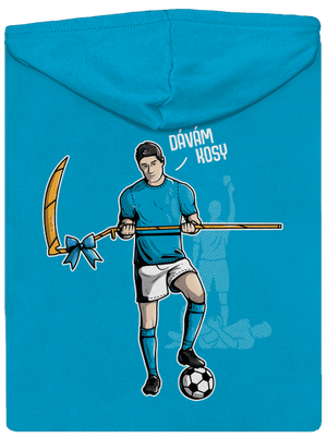 Dávám kosy dámská mikina na zip Blue Atol