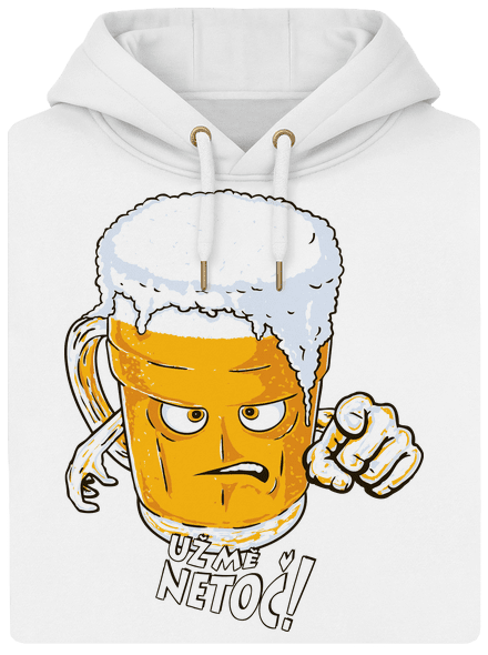 Netoč mě unisex mikina premium Snowwhite
