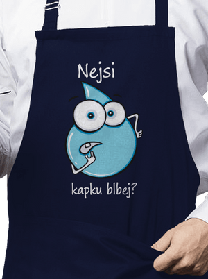 Nejsi kapku blbej zástěra Navy