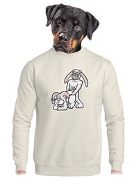 unisex mikina bez kapuce