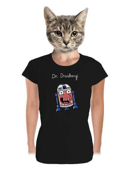 Dr. Droidberg dámské tričko premium Black