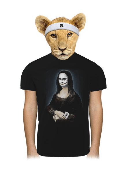 Mona Joker Lisa dětské sportovní tričko Black