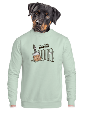 unisex mikina bez kapuce