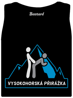 Vysokohorská přirážka dámské tílko klasické Black