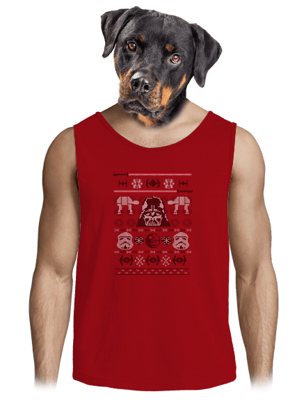 Vader na svetru pánské tílko Red