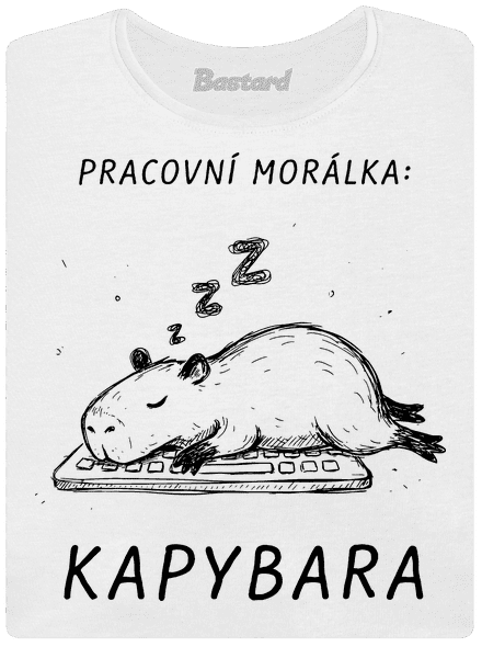 Pracovní morálka dámské tričko premium White