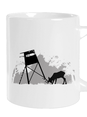 Lesní harmonie velký hrnek White