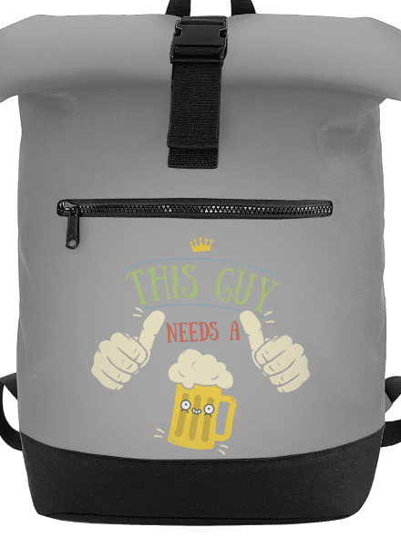 Tenhle týpek potřebuje pivo batoh Grey Marl