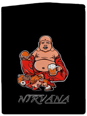 Nirvána dámská mikina na zip Black