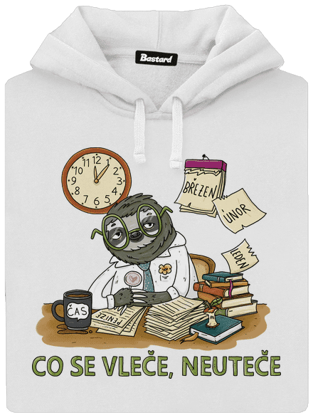 Co se vleče, neuteče dámská mikina klokanka White