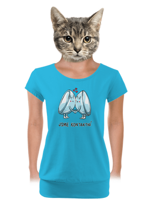 dámské tričko s lemem