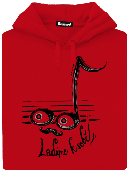 Ladíme k sobě pánská mikina klokanka Red