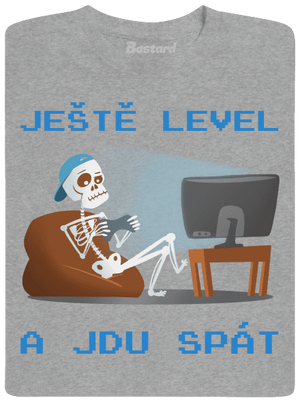 Ještě level pánské tričko Sport Grey