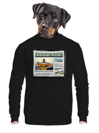 unisex mikina bez kapuce