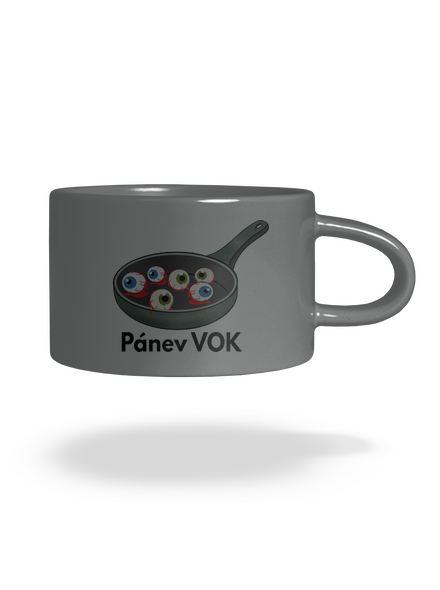 Pánev vok hrnek makronka Grey Macaron