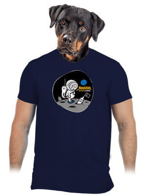 Máme problém pánské tričko Navy