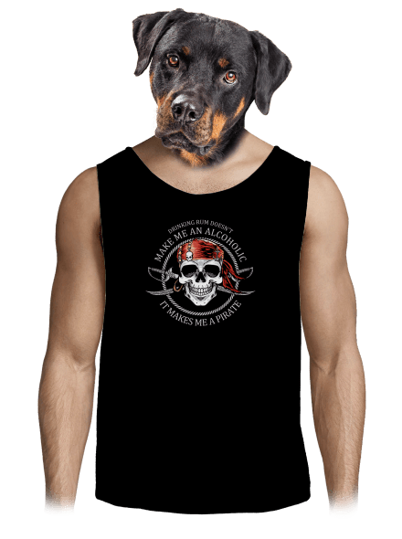 Pirát  pánské tílko Black