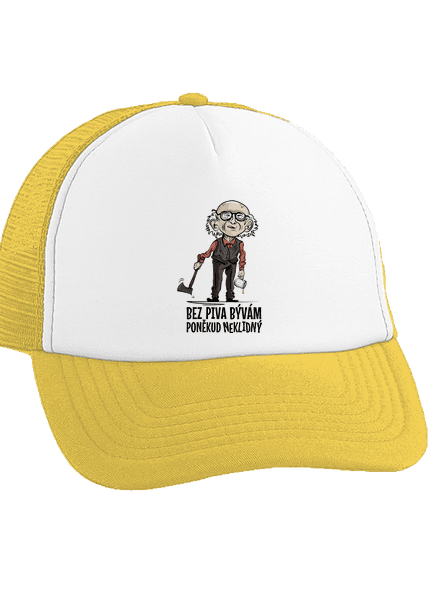 Neklidný bez piva kšiltovka truckerka Sunflower cap