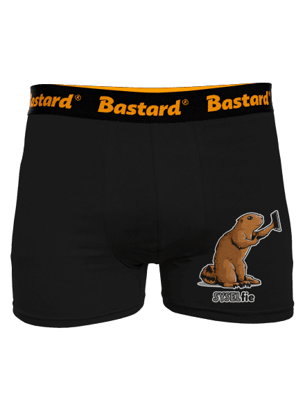 Syselfie boxerky Black
