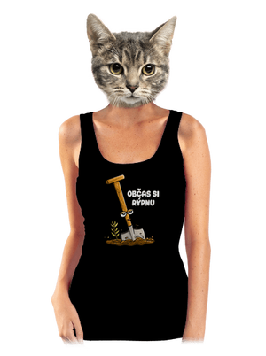 Občas si rýpnu dámské tílko klasické Black