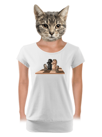 dámské tričko s lemem