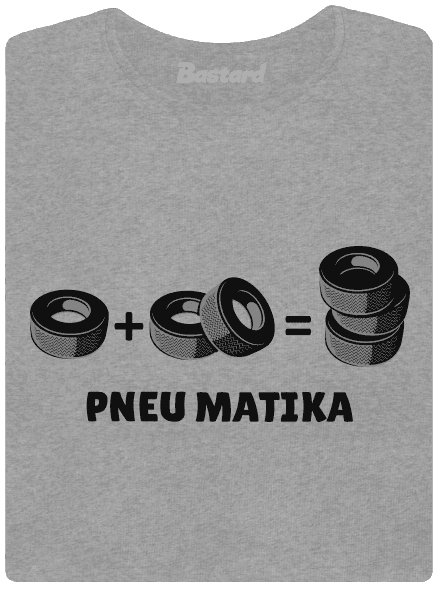 Pneu Matika dámské tričko Dark Gray Melange