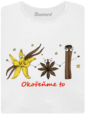 Okořeňme to dámské tričko s lemem White