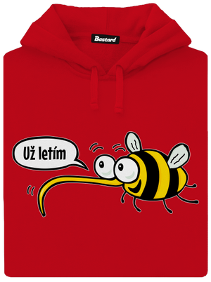 Chci už jen tebe pánská mikina klokanka Red