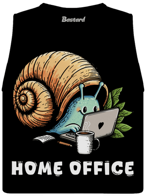 Šnekův home office dámské tílko volné Black