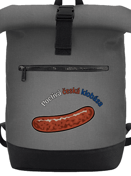 Poctivá buchta a klobása batoh Grey Marl