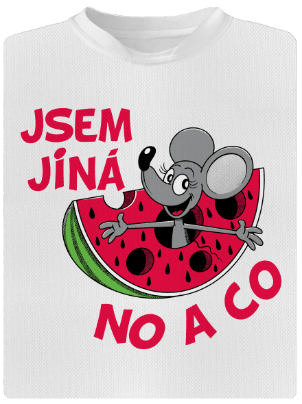 Jsem jiná dětské sportovní tričko White