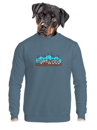 unisex mikina bez kapuce