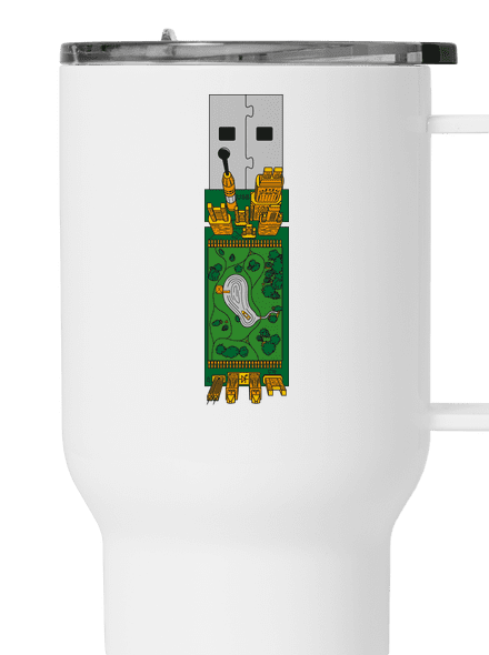 USB city termohrnek White