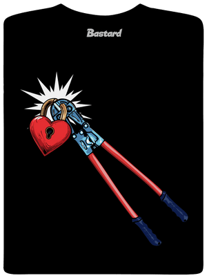 Kleště na zámek lásky dětské tričko Black