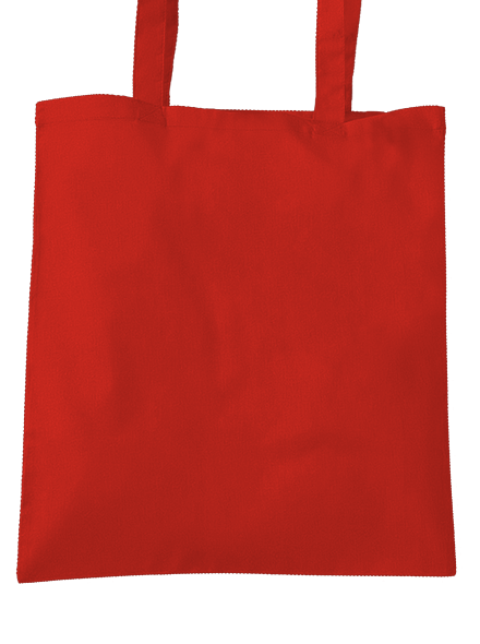 Bez potisku taška Bright Red