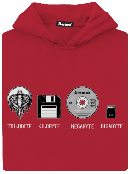 Trilobite dětská mikina klokanka Fire Red