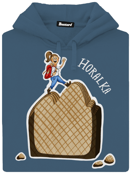Horalka dámská mikina klokanka Denim