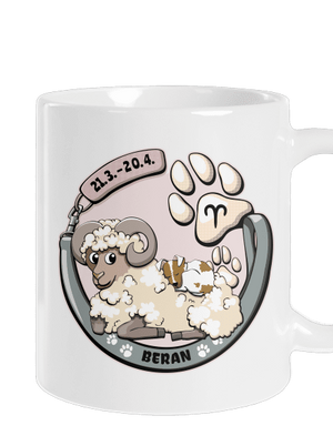 Psí horoskop: Beran klasický hrnek White