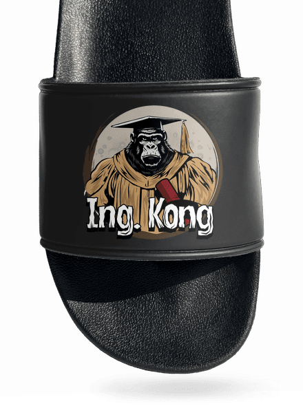 Ing. Kong pantofle Black