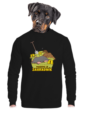 unisex mikina bez kapuce