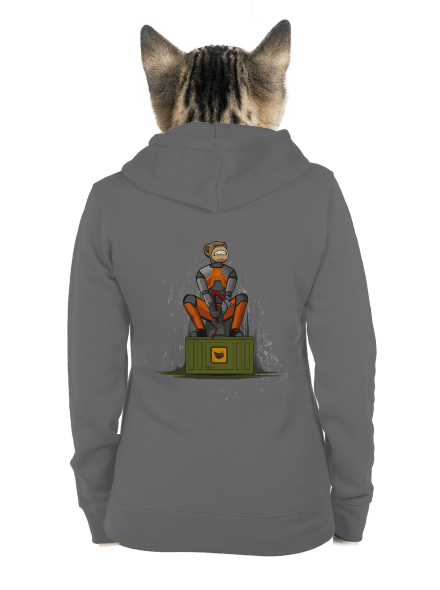Ape-Life dámská mikina na zip Steel Gray