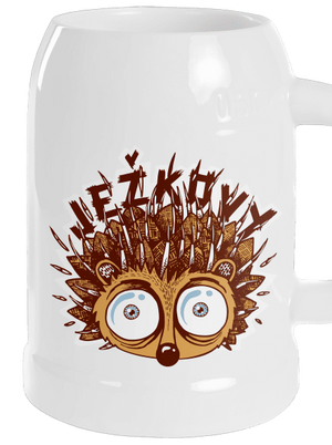 Ježkovy voči půllitr White