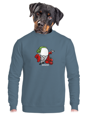 unisex mikina bez kapuce