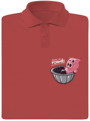 Ve formě pánská polokošile Burgundy