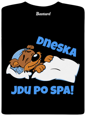 Dneska jdu po spa dětské tričko Black