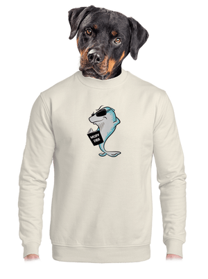 unisex mikina bez kapuce