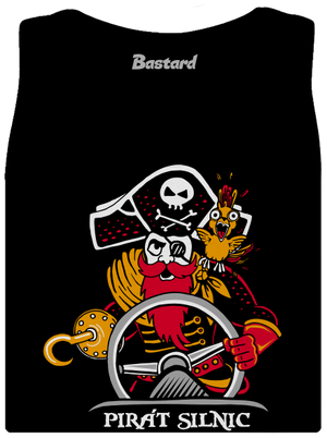 Pirát silnic dámské tílko klasické Black